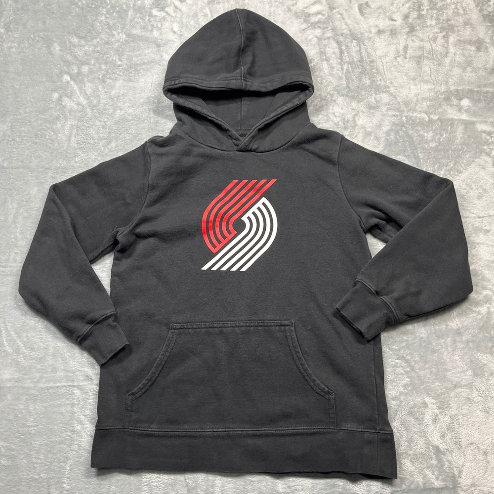Fanatics Portland Trail Blazers Hoodie Kids Youth Medium Black‎ NBA Pullover